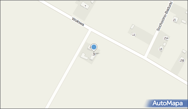 Sochocino-Badurki, Sochocino-Badurki, 28, mapa Sochocino-Badurki