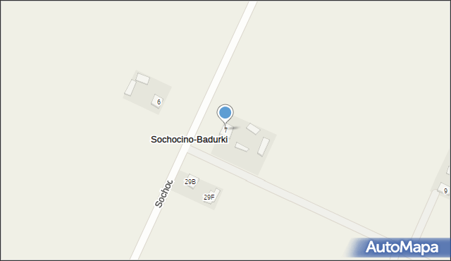 Sochocino-Badurki, Sochocino-Badurki, 7, mapa Sochocino-Badurki