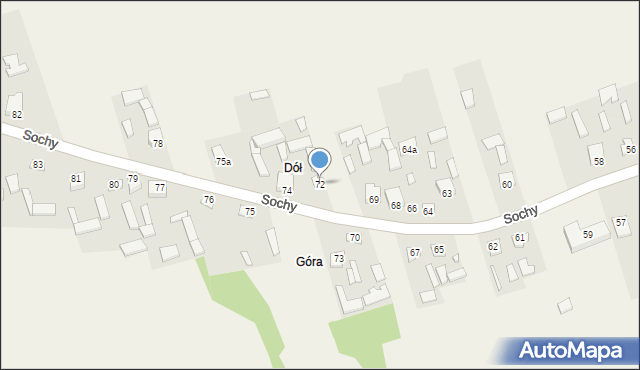 Sochy, Sochy, 72, mapa Sochy