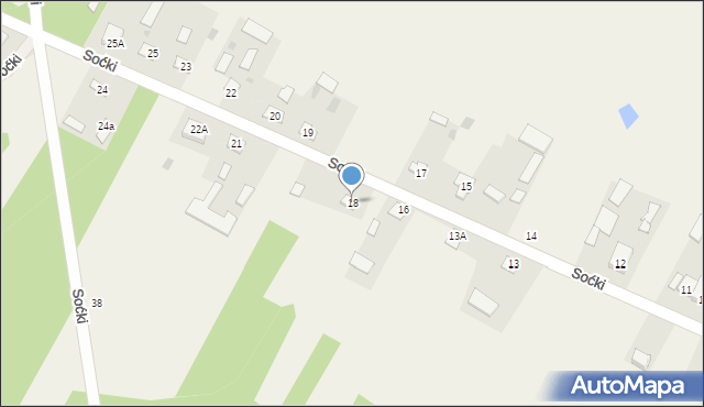 Soćki, Soćki, 18, mapa Soćki