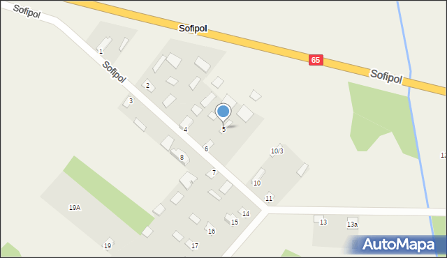 Sofipol, Sofipol, 5, mapa Sofipol