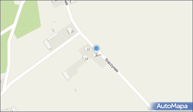 Sojczynek, Sojczynek, 26, mapa Sojczynek