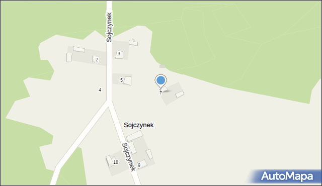 Sojczynek, Sojczynek, 7, mapa Sojczynek