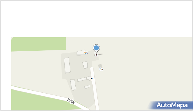 Soje, Soje, 8, mapa Soje