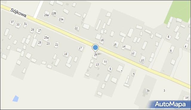 Sójkowa, Sójkowa, 15, mapa Sójkowa