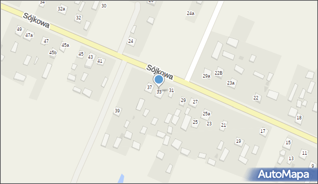 Sójkowa, Sójkowa, 33, mapa Sójkowa