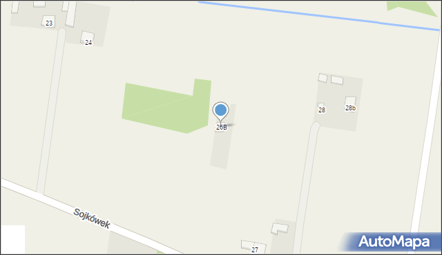 Sojkówek, Sojkówek, 26B, mapa Sojkówek