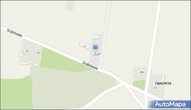 Sojkówek, Sojkówek, 27A, mapa Sojkówek