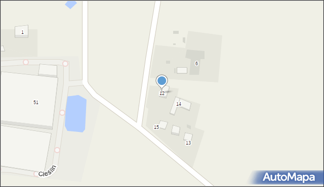 Sójkowo, Sójkowo, 12, mapa Sójkowo