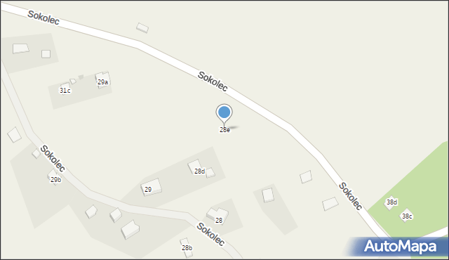 Sokolec, Sokolec, 28e, mapa Sokolec