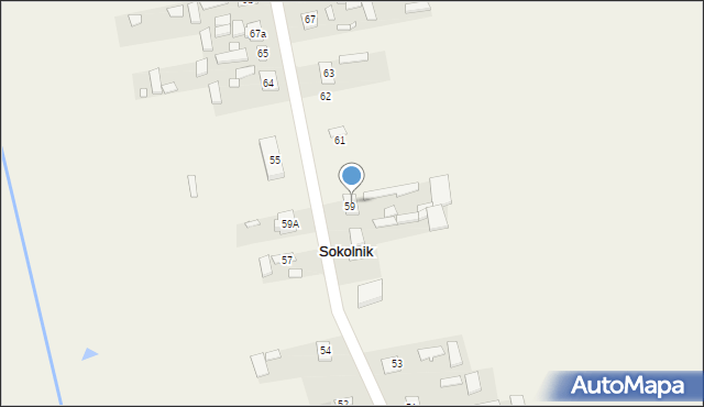Sokolnik, Sokolnik, 60, mapa Sokolnik