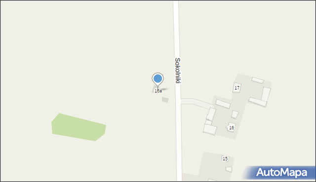 Sokolniki, Sokolniki, 16a, mapa Sokolniki