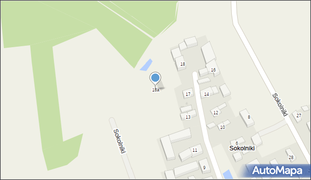 Sokolniki, Sokolniki, 18a, mapa Sokolniki