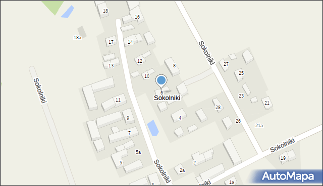 Sokolniki, Sokolniki, 6, mapa Sokolniki