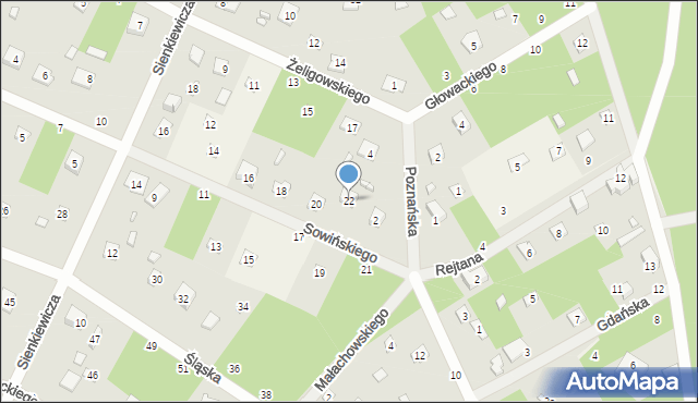 Sokolniki-Las, Sowińskiego Józefa, gen., 22, mapa Sokolniki-Las