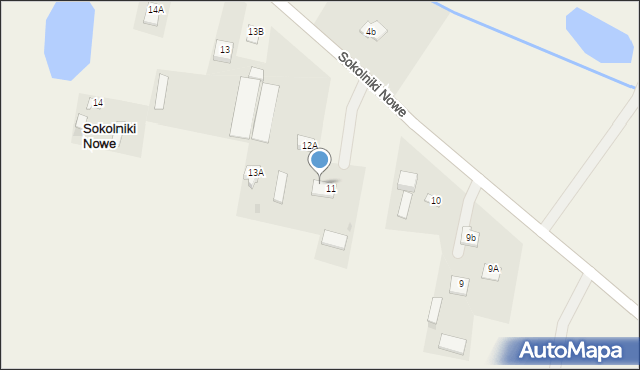 Sokolniki Nowe, Sokolniki Nowe, 12, mapa Sokolniki Nowe
