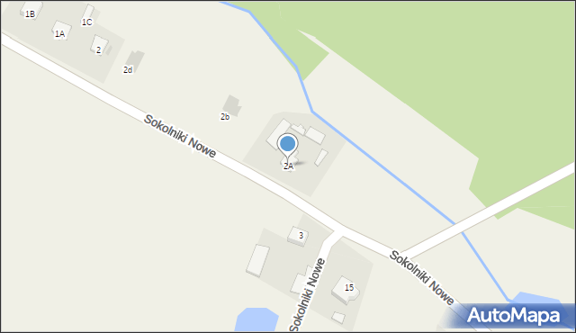 Sokolniki Nowe, Sokolniki Nowe, 2A, mapa Sokolniki Nowe
