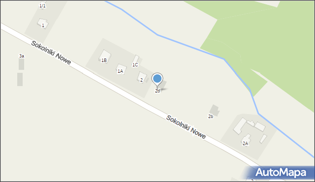 Sokolniki Nowe, Sokolniki Nowe, 2d, mapa Sokolniki Nowe