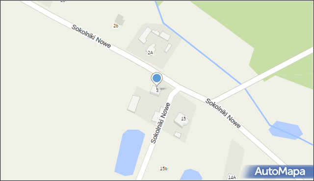 Sokolniki Nowe, Sokolniki Nowe, 3, mapa Sokolniki Nowe