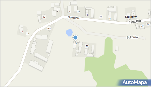 Sokołów, Sokołów, 29, mapa Sokołów
