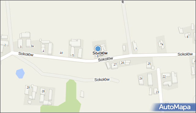 Sokołów, Sokołów, 6, mapa Sokołów