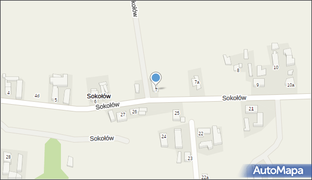 Sokołów, Sokołów, 7, mapa Sokołów