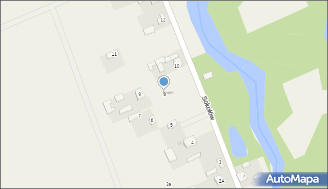 Sokołów, Sokołów, 8, mapa Sokołów