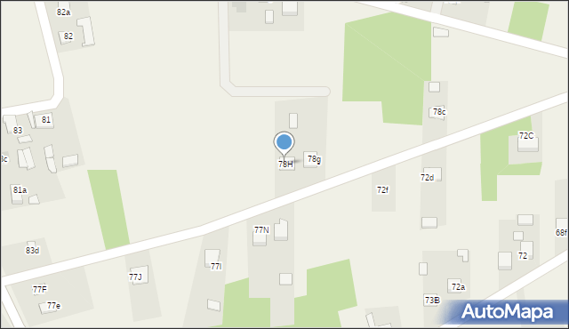 Sokołów Górny, Sokołów Górny, 78H, mapa Sokołów Górny