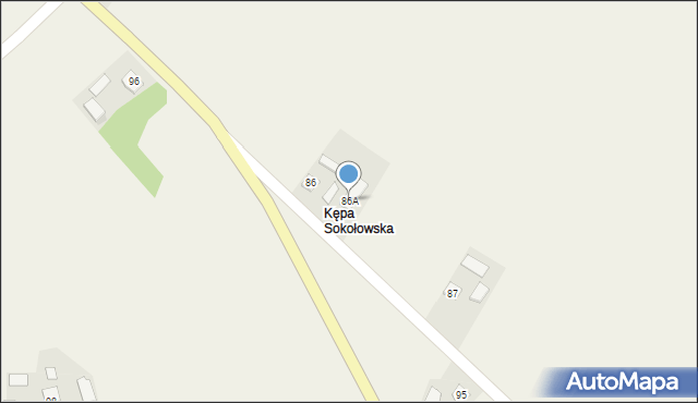 Sokołowice, Sokołowice, 86A, mapa Sokołowice