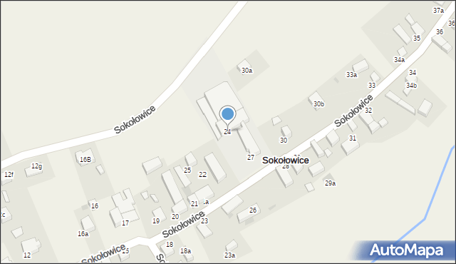 Sokołowice, Sokołowice, 24, mapa Sokołowice