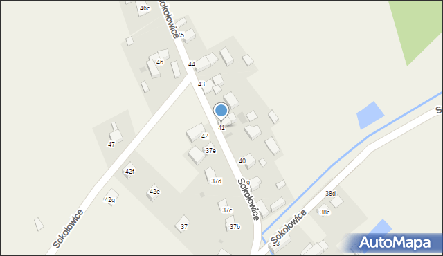 Sokołowice, Sokołowice, 41, mapa Sokołowice