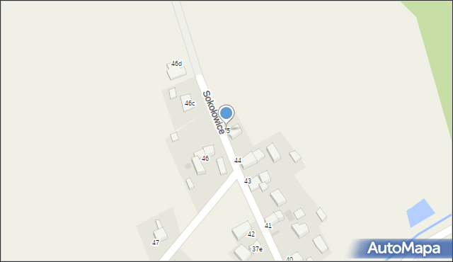 Sokołowice, Sokołowice, 45, mapa Sokołowice
