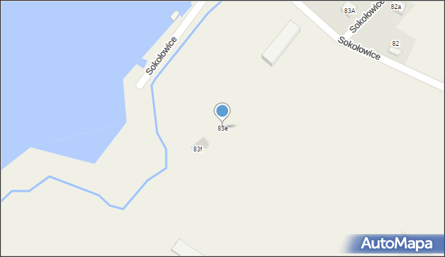 Sokołowice, Sokołowice, 83e, mapa Sokołowice
