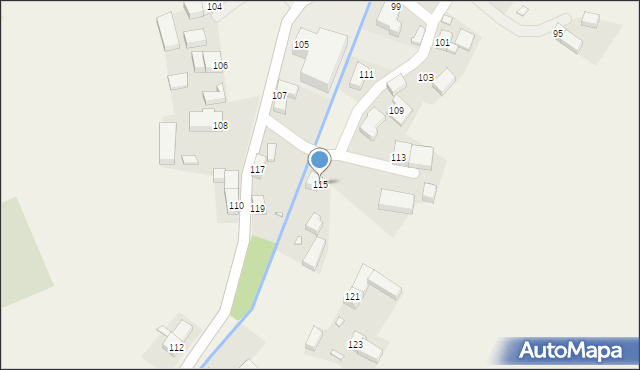 Sokołowiec, Sokołowiec, 115, mapa Sokołowiec