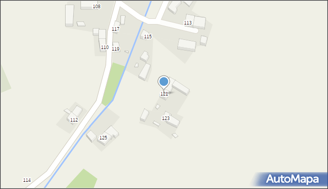 Sokołowiec, Sokołowiec, 121, mapa Sokołowiec