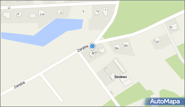 Sokołowo, Sokołowo, 38, mapa Sokołowo