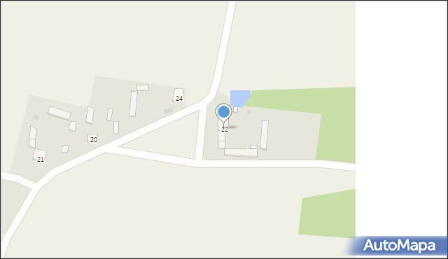 Sokołowo-Parcele, Sokołowo-Parcele, 22, mapa Sokołowo-Parcele