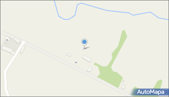 Sokołowy Kąt, Sokołowy Kąt, 14A, mapa Sokołowy Kąt