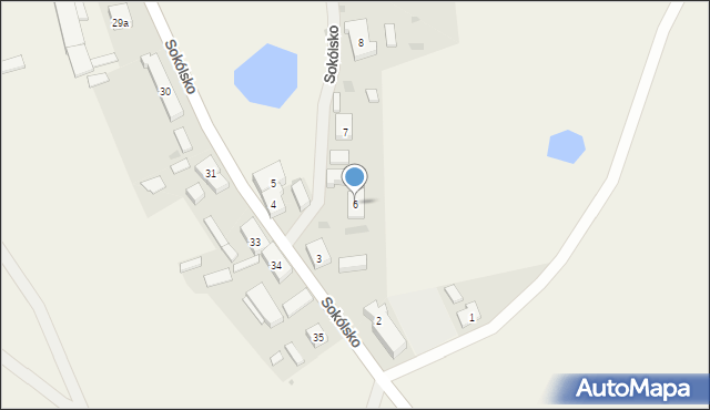 Sokólsko, Sokólsko, 6, mapa Sokólsko