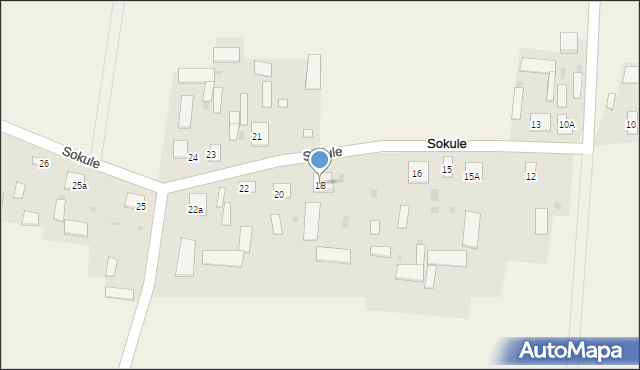 Sokule, Sokule, 18, mapa Sokule