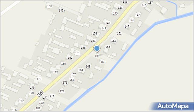 Sól, Sól, 159, mapa Sól