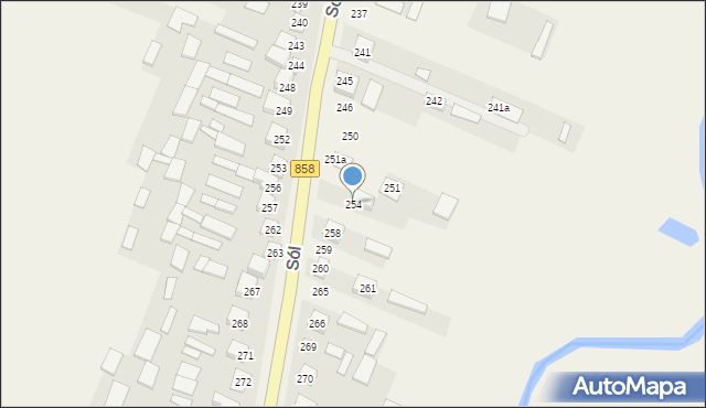 Sól, Sól, 254, mapa Sól