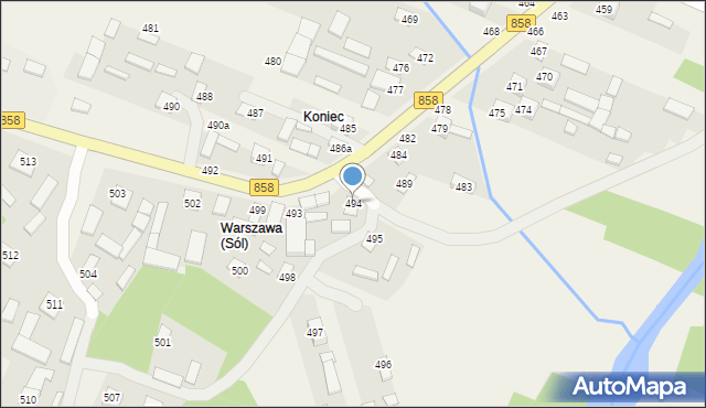 Sól, Sól, 494, mapa Sól