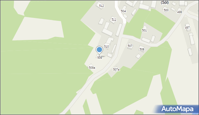 Sól, Sól, 509, mapa Sól