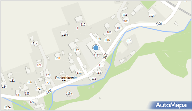 Sól, Sól, 111, mapa Sól