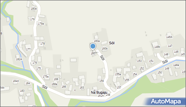 Sól, Sól, 160, mapa Sól
