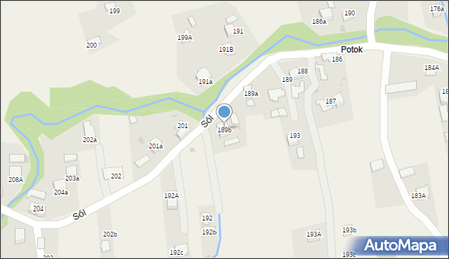 Sól, Sól, 189b, mapa Sól