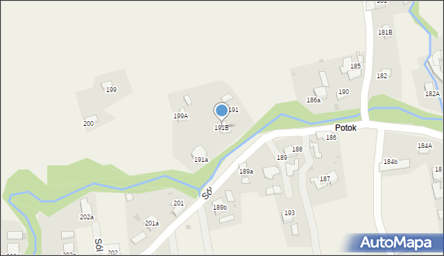 Sól, Sól, 191B, mapa Sól