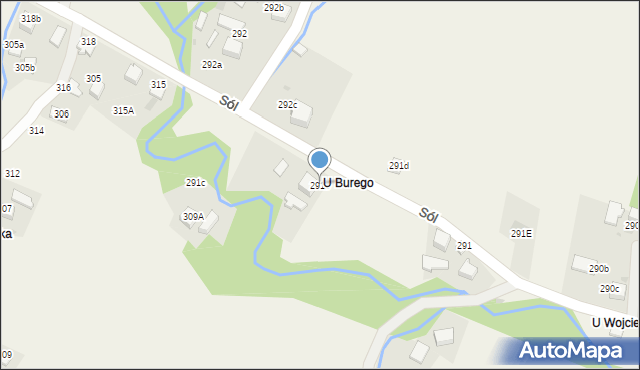 Sól, Sól, 291b, mapa Sól