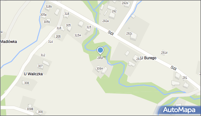 Sól, Sól, 291c, mapa Sól